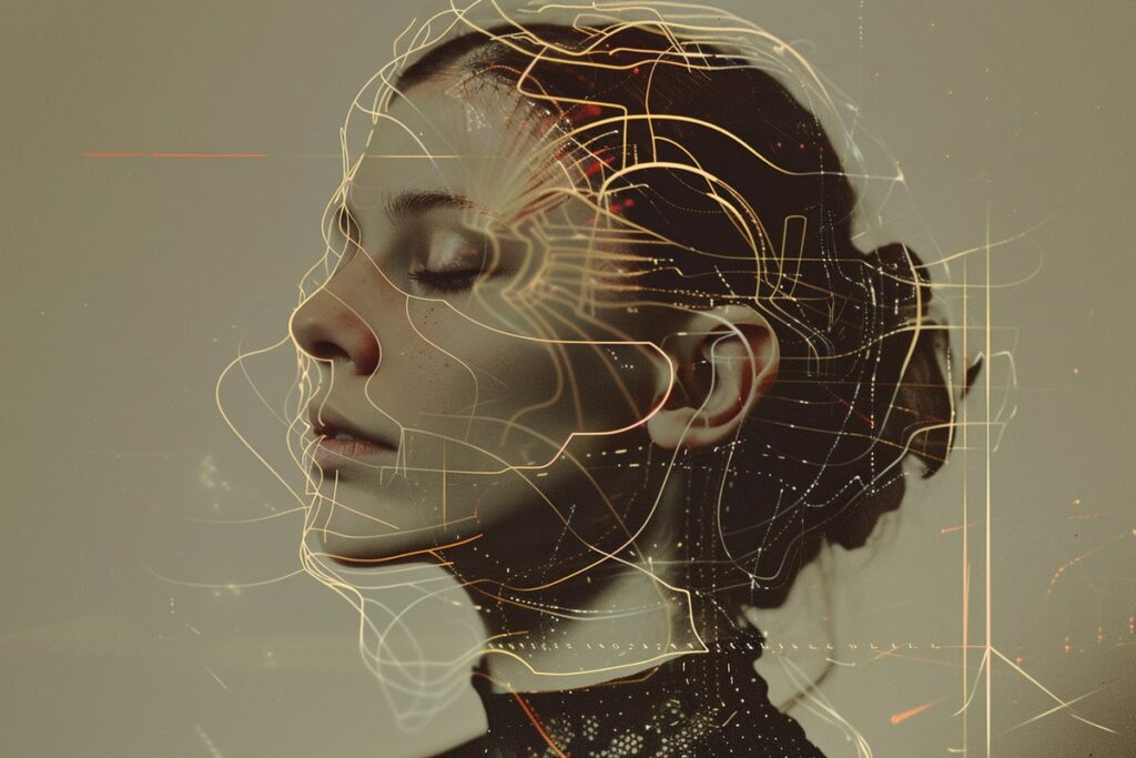 « Voix synthétiques du passé. » Image générée avec Midjourney.